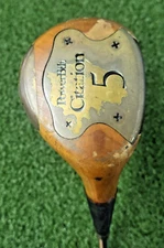 PowerBilt Citation Persimmon 5 Wood RH / Regular Steel ~42.25"/ Vintage / jd5976