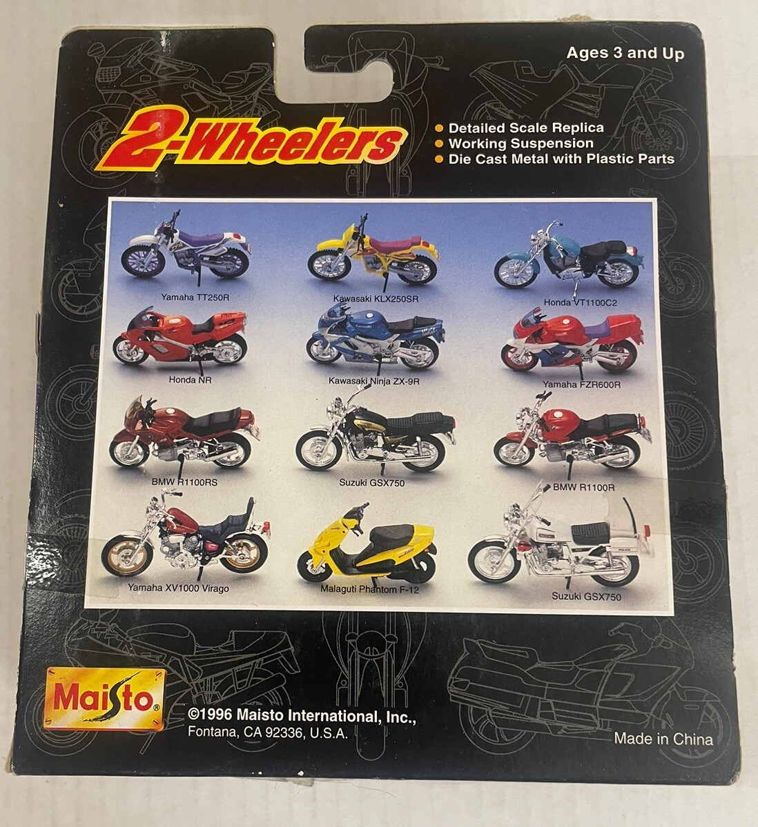 Maisto 2 Wheelers 1 18 Diecast Scale Motorcycle Indian