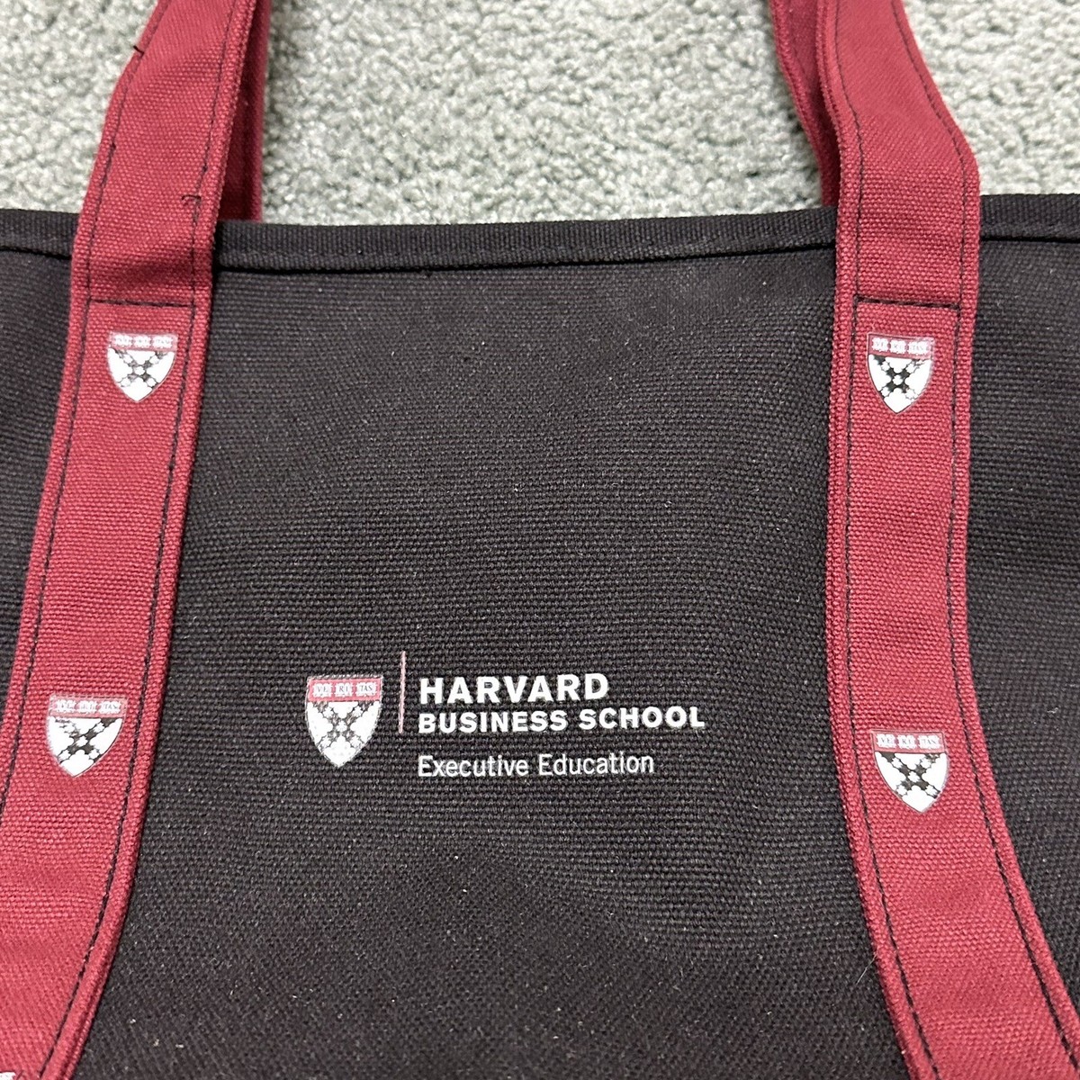 Harvard Business School Zippered Tote Bag Ivy League