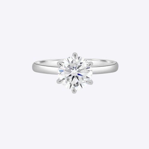 Achetez Bague de fiançailles Alisha 2.0crt en Or Blanc 585 Diamant 2