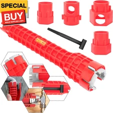 Faucet and Sink Installer Tool（14 in 1） Multifunction sink wrench sink drain wre