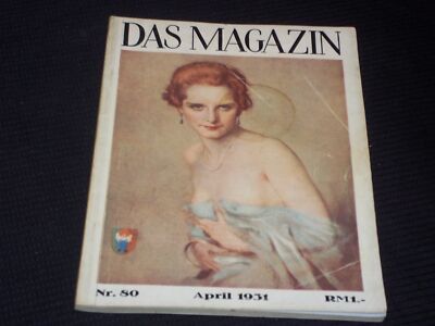 1931 APRIL DAS MAGAZINE IN GERMAN MAGAZINE NICE COVER & ADS - L 11935