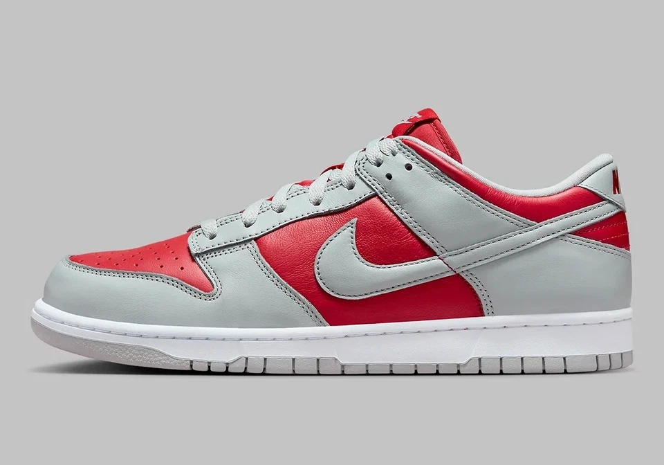 Туфли Nike Dunk низкие QS CO.JP Ultraman университетские красные серебристые FQ6965-600 мужские новые - Изображение 3 из 4