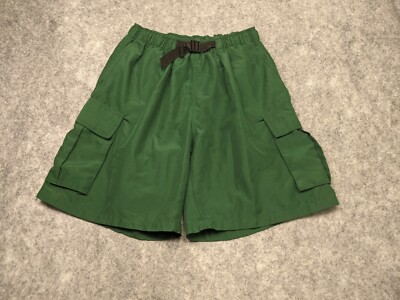 USA Olympic Cargo Shorts Mens Size Large Green Pockets and Belt