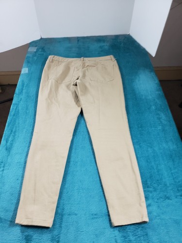 Mossimo Jeans Sz 8 Womens Beige Stretch Ladies Pants Mid Rise Denim Jegging - Picture 9 of 11
