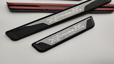 For Subaru Crosstrek Accessories Protector Door Sill Cover Scuff