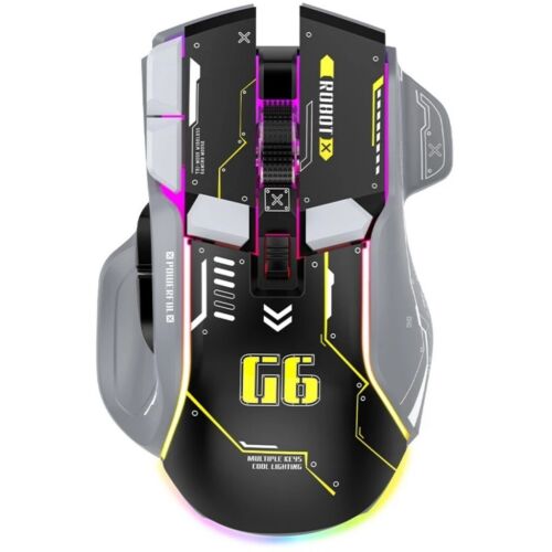 Tri-mode 2.4G USB Bluetooth Wireless 12 Keys RGB Gamimg Mouse For Windows IOS - Picture 11 of 18