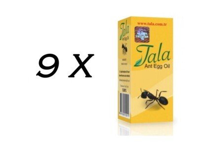 9 Bottle Tala Ant Egg Oil 20 ml   FREE DELIVERY  EXPRESS DISPATCH  FRESH STOCK