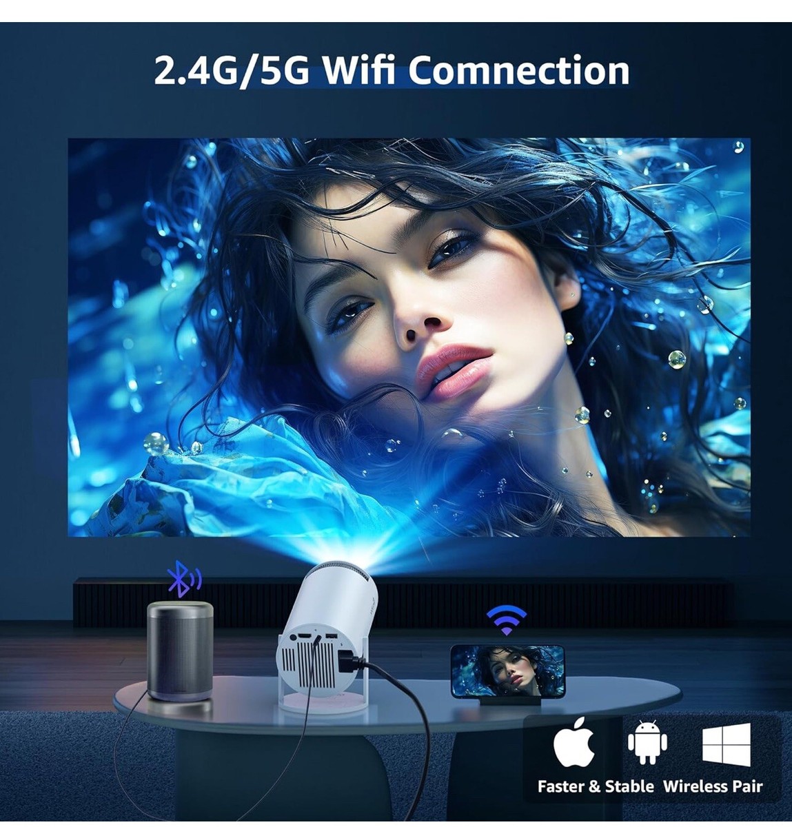 Parts Only No Remote Aubor Mini Projector Android TV 11.0 Parts Only No Remote Aubor Mini Projector Android TV 11.0