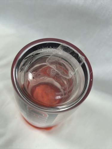 Double Walled NFL Chicago Bears Insulated Tumbler Cup 16oz With Orange lid - Picture 5 of 11