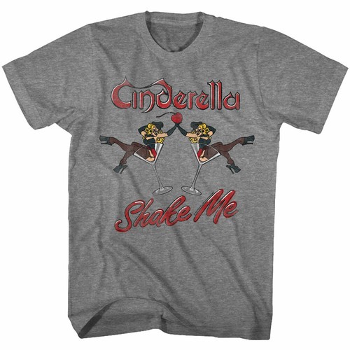 Cinderella Band Martini Glasses Shake Me Adult T Shirt Metal Music Merch - Picture 5 of 5