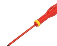 Screwdriver: Insulated; Slot; 3X0.5Mm; Blade Length - FACOM-AT3X100VE | EU Stock