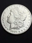 1888-S MORGAN SILVER DOLLAR,  AU DETAILS