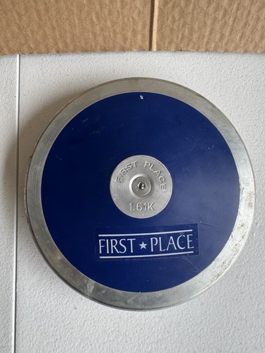 Set Of 2 “First Place” Discuss Plates. Each Weights 1.61K Great Used Condition.