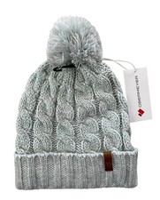 Obermeyer San Fran Pom Beanie Winter Mint Youth Kids Knit Hat Winter
