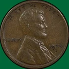 1924-S Lincoln Wheat Cent Extremely Fine XF Coin #33196