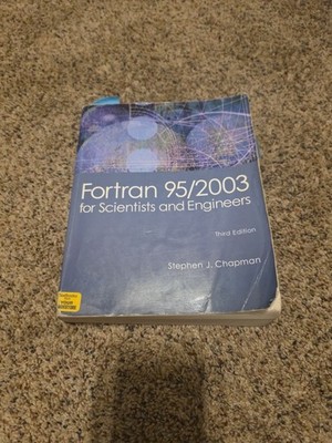Fortran 95/2003 for Scientists & Engineers by Chapman, Stephen J. (Paperback)