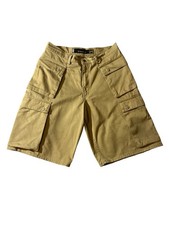 Vintage Y2K Levi's Silvertab Khakis Long Loose Baggy Cargo Shorts Men's 34