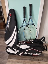 2 x Babolat Pure Drive Woofer Tennis Racquets...