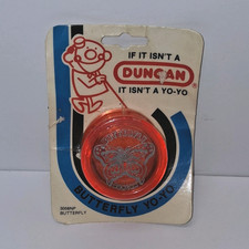 Vintage Duncan Butterfly Yo-Yo Vintage 1978 Ages 6 New Old Stock