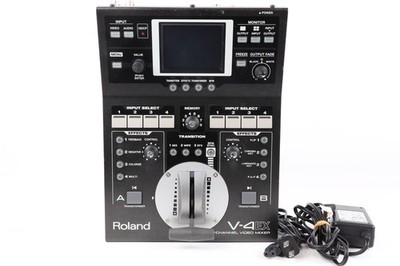 Roland V-4EX 4-Channel Digital Video Mixer Switcher HDMI w/Power Supply adapter
