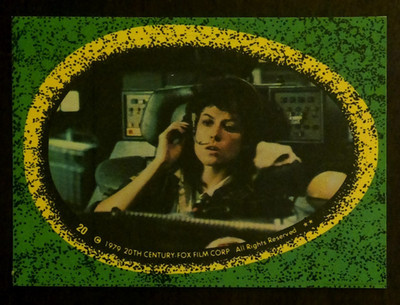 1979 Topps Alien Sticker Ripley #20 unpeeled Sigourney weaver