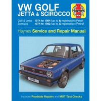 Vw Golf Jetta Scirocco 1974-1984 Benzin Workshop Manual Haynes