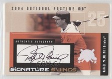 2004 Fleer National Pastime White 24/47 Rafael Palmeiro #SSA-RP Auto 0af