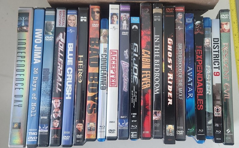 BULK Lot of 20 DVD MOVIES (RANDOM MIX GOOD CONDITION) Cheap DVDs - Great Titles