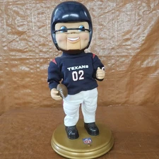 Houston Texans Gemmy Singing Head Turning  See Video!!! READ. AS IS