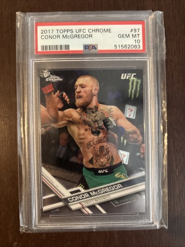 2017 Topps Chrome UFC Conor McGregor #97 PSA 10