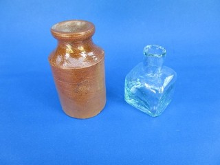 Antique Civil War Era Ink Bottles x2; LA Privy Find