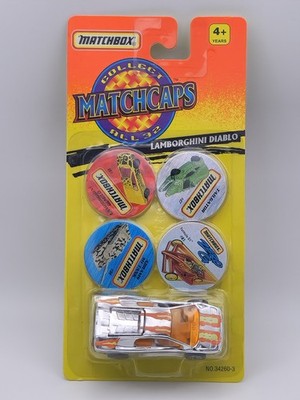 Matchbox 1995 MatchCaps - Lamborghini Diablo - Chrome