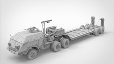 3D Printing 1/72 American M25 Dragon tank trailer Unpainted