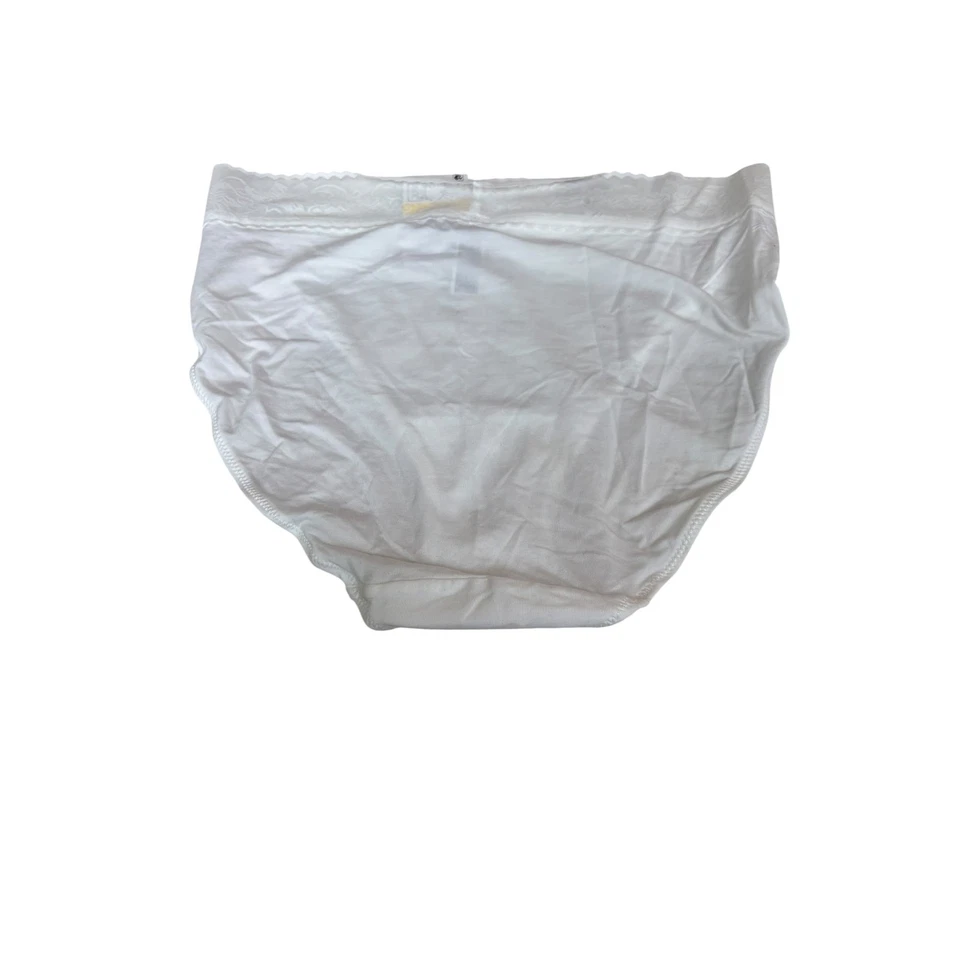Bragas de corte alto Wacoal blancas de encaje al tacto cómodo para mujer talla M Foto 3 de 4