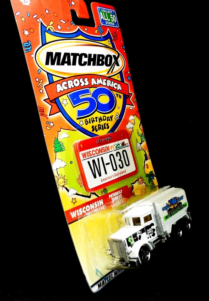 Matchbox Across America 50th Birthday Series Wisconsin Peterbilt Tanker - Image 3 of 3