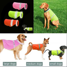 Pet Dog Safety Vest Reflective Small Large Cat Puppy Coat Clothes for Hunting UK