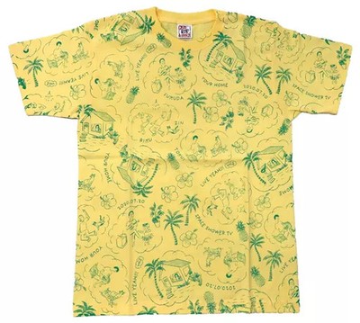 Tutorial RIKU Jin THE RAMPAGE Event Official Tee T-shirt Yellow Cotton S