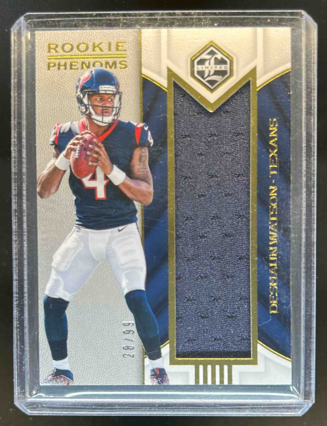 Deshaun Watson Panini Limited Rookie Phenoms Jerseys #DW Base