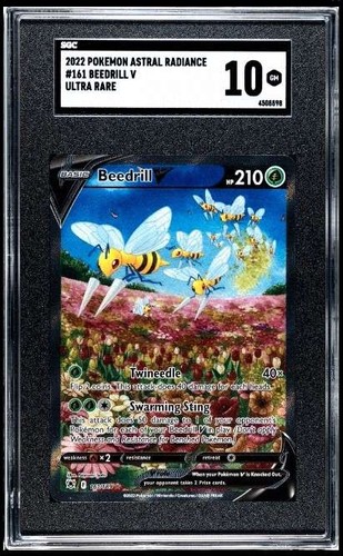 Beedrill V graded SGC 10 for sale on eBay