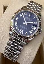 Rolex Datejust 31 278274 with 31mm Steel Aubergine Diamond Dial Full Set 2023