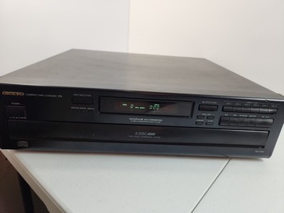 Onkyo DX-C330 6-Disc Carousel CD Changer Player Tested Working No Remote