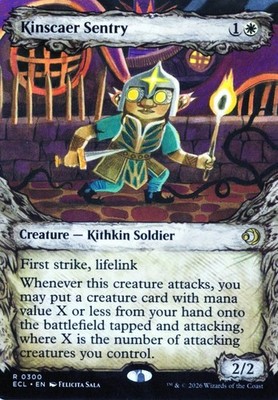 MTG Kinscaer Sentry (Showcase) Lorwyn Eclipsed - Foil