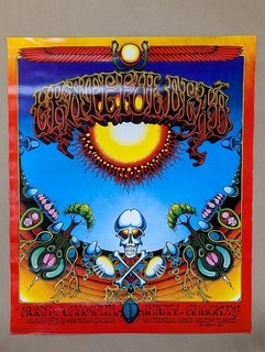 1976 Grateful Dead European Limited Ed. #2 699 AOXOMOXOA Concert Poster Champlin