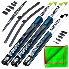 Oximo Front+Heck Scheibenwischer für Jeep Renegade 1 I BU SUV ab 2014