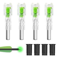 4PCS Lighted Nocks Universal Fit for Crossbow Bolts with .285  /.297  /.300  /.305  