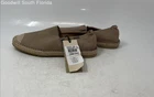 Velez Womens Beige Leather Slip-On Espadrille Shoes Size EUR 36 With Tags