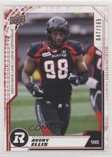 2020 Upper Deck CFL Red 47/165 Avery Ellis #107 r8k