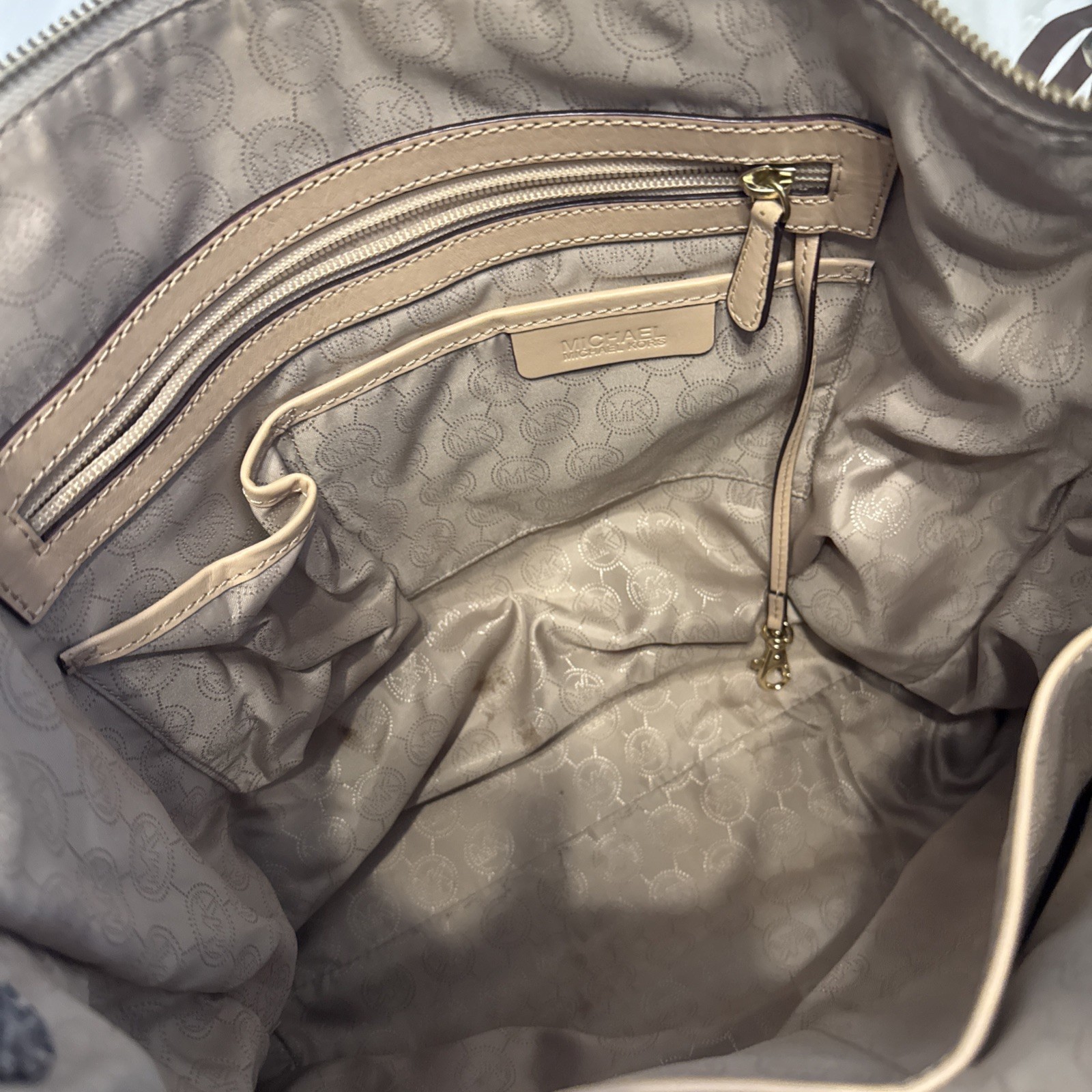 MICHAEL KORS Jet Set python-embossed leather top-… - image 8