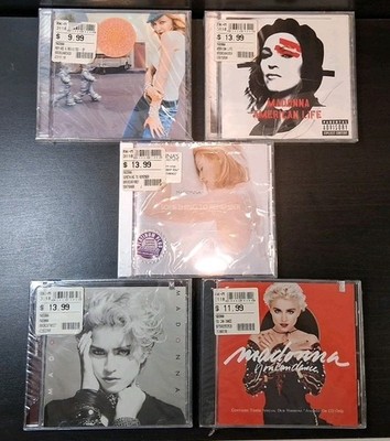 MADONNA Lor Of 5 CDs NEW SEALED (READ)